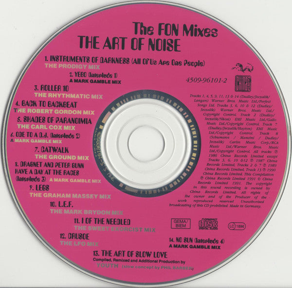 The Art Of Noise : The FON Mixes (CD, Album, RE)