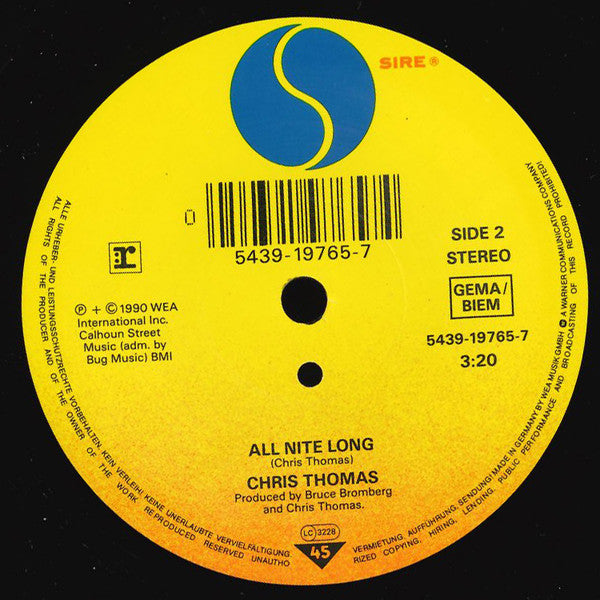 Chris Thomas (9) : Help Us Somebody (7", Single)