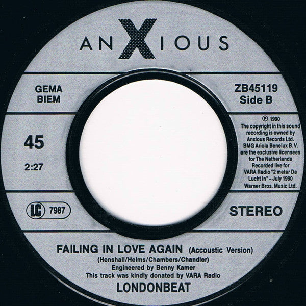 Londonbeat : This Is Your Life (7")