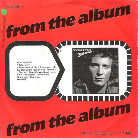 Don McLean : Castles In The Air (7")