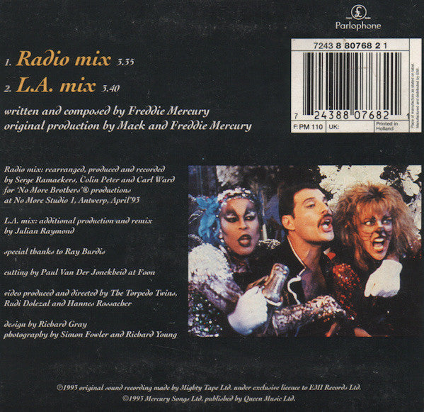 Freddie Mercury : Living On My Own (CD, Single)