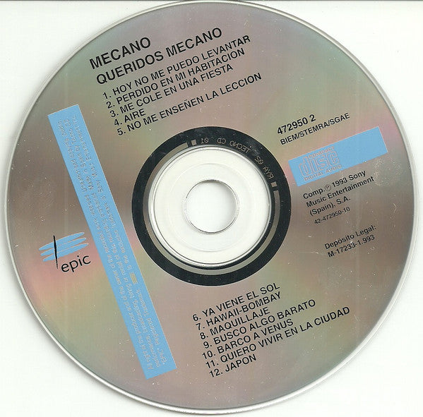 Mecano : Queridos Mecano (CD, Comp)