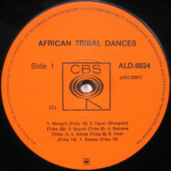 Various : African Tribal Dances (LP)