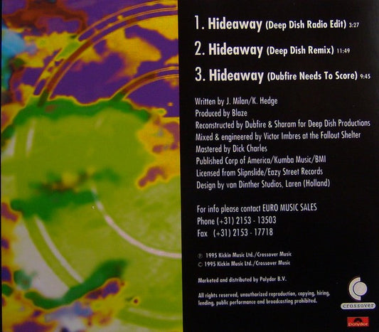 De'Lacy : Hideaway (CD, Maxi)