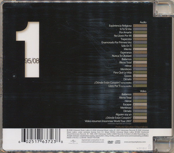 Enrique Iglesias : 95/08 (CD, Comp, Sup + DVD-V)