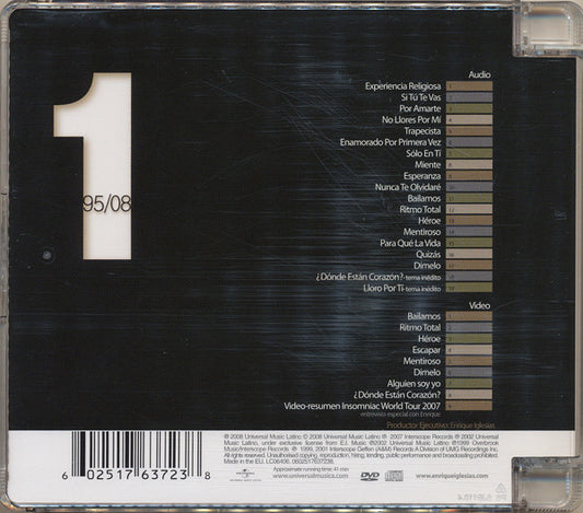 Enrique Iglesias : 95/08 (CD, Comp, Sup + DVD-V)