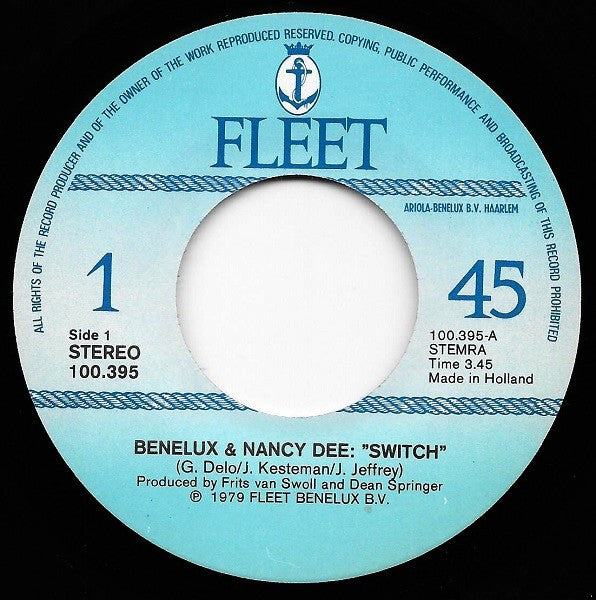 Benelux & Nancy Dee : Switch (7", Single)