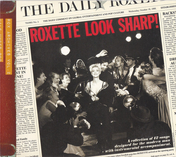 Roxette : Look Sharp! (CD, Album, RE, RP)