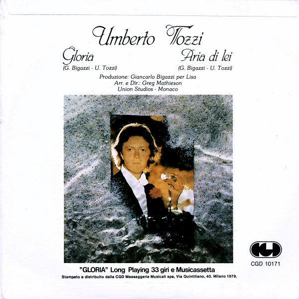Umberto Tozzi : Gloria (7")