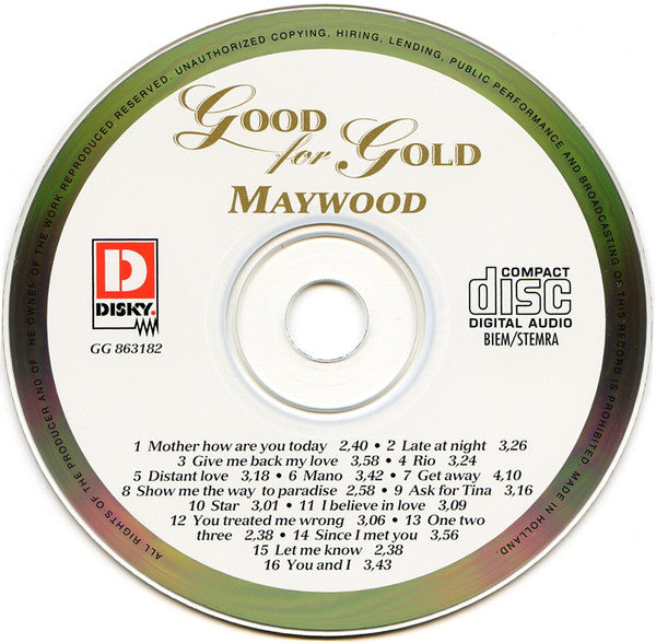 Maywood : Good For Gold (CD, Comp)