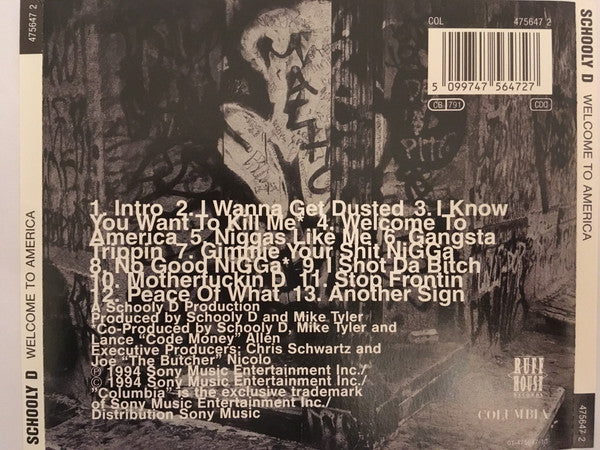 Schoolly D : Welcome To America (CD, Album)