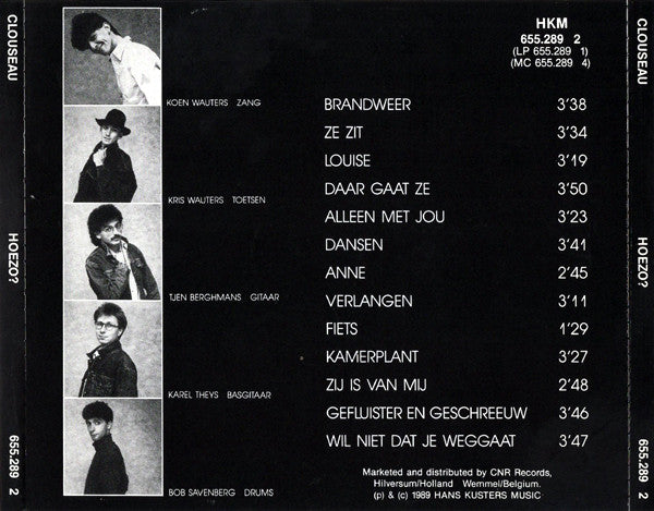 Clouseau : Hoezo? (CD, Album)
