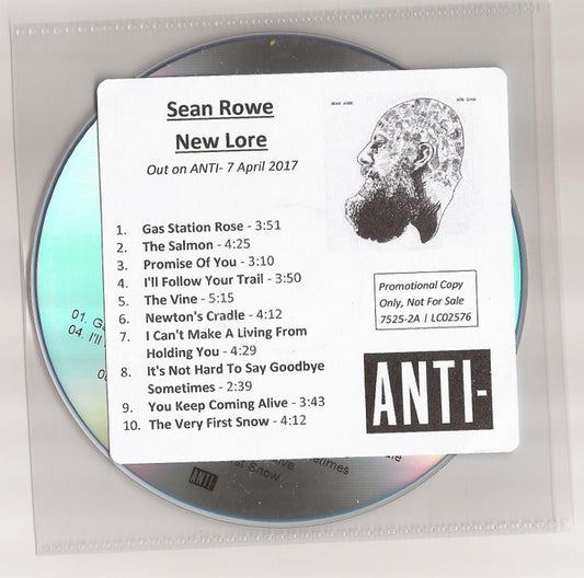 Sean Rowe : New Lore (CDr, Album, Promo)