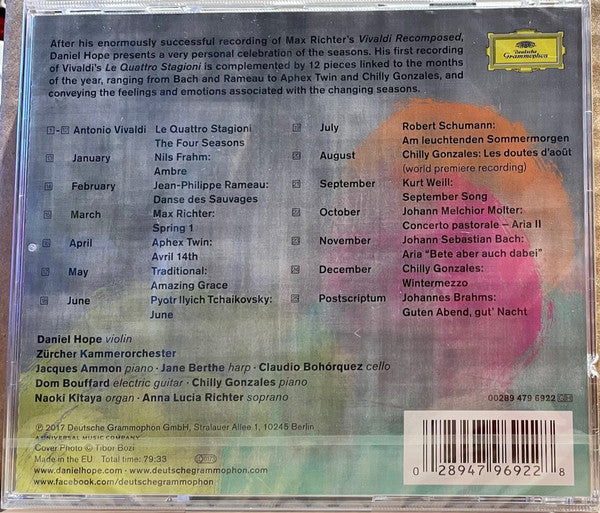 Daniel Hope : For Seasons (CD, Album)