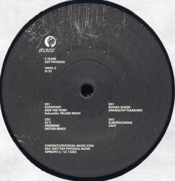 Various : 5 Years Get Physical (5x12" + Box, Comp, Ltd)