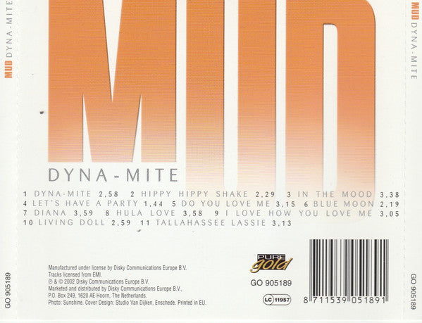 Mud : Dyna-Mite (CD, Comp)