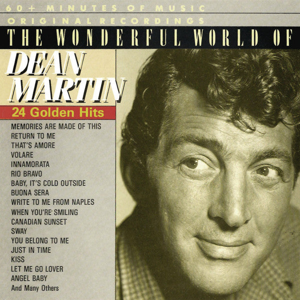 Dean Martin : The Wonderful World Of Dean Martin - 24 Golden Hits (CD, Comp)