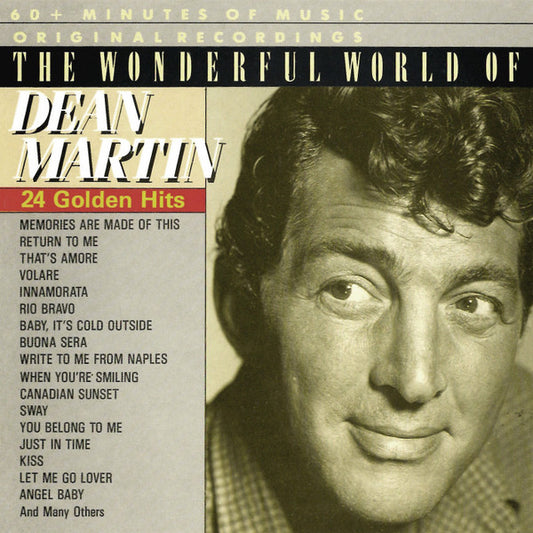 Dean Martin : The Wonderful World Of Dean Martin - 24 Golden Hits (CD, Comp)
