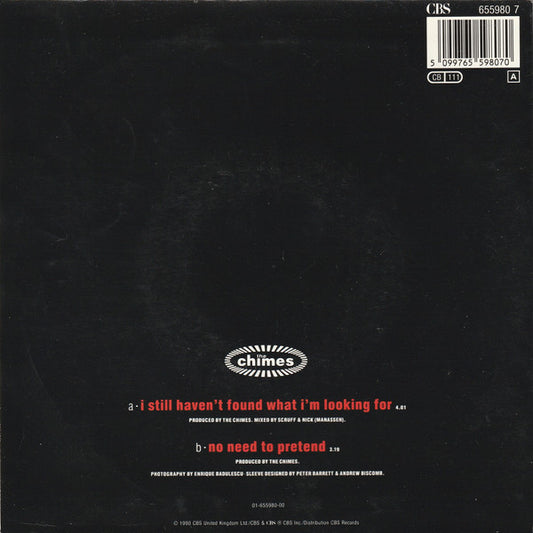 The Chimes : I Still Haven't Found What I'm Looking For (7", Single)