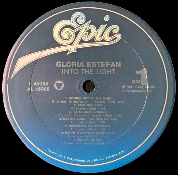 Gloria Estefan : Into The Light (LP, Album, Car)