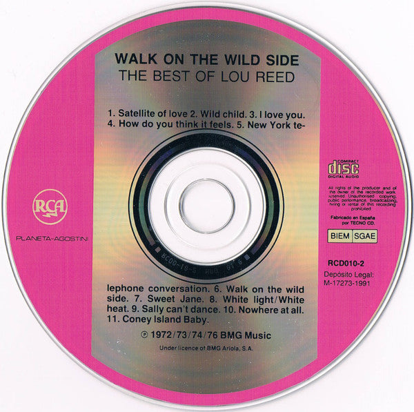 Lou Reed : Walk On The Wild Side - The Best Of Lou Reed (CD, Comp, RE)