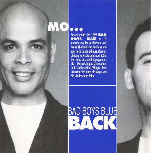 Bad Boys Blue : Back (CD, Album)