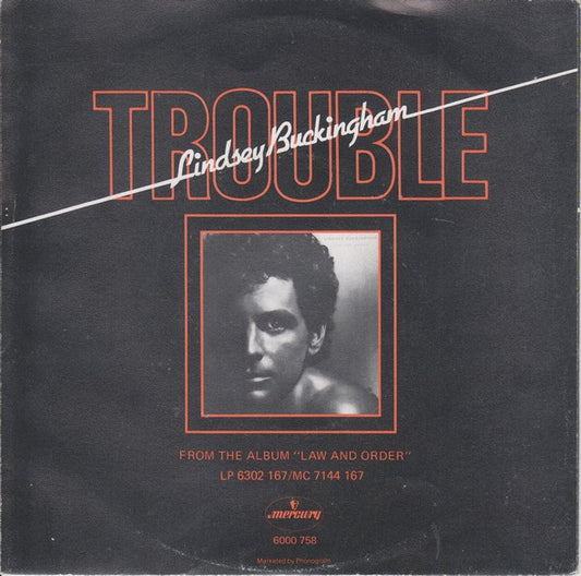 Lindsey Buckingham : Trouble (7", Single)