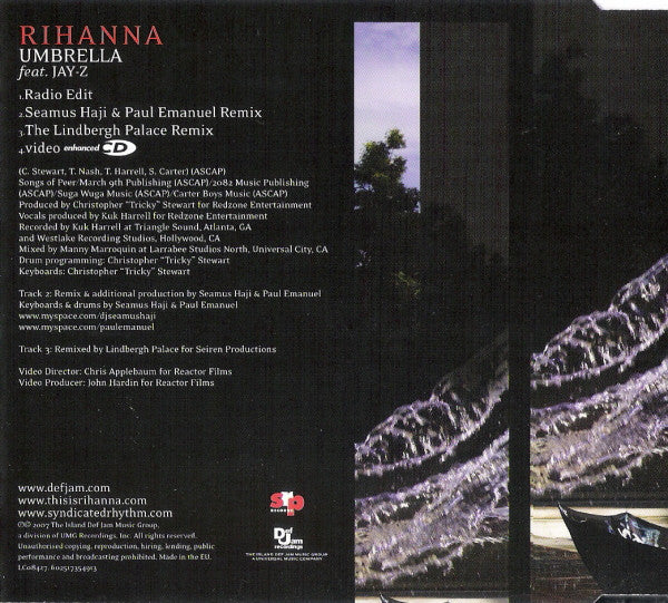 Rihanna Feat. Jay-Z : Umbrella (CD, Maxi, Enh)