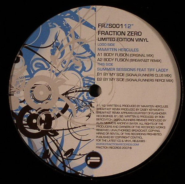 Various : Fraction Zero Limited Edition Vinyl Sampler (12", Ltd, Smplr)