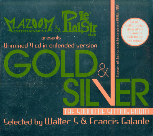 Various : Mazoom Le Plaisir Presents Gold & Silver - The Sound Of Sitting Room (4xCD, Comp)