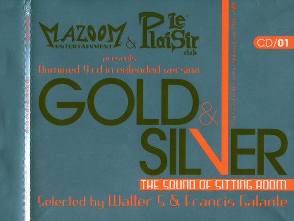 Various : Mazoom Le Plaisir Presents Gold & Silver - The Sound Of Sitting Room (4xCD, Comp)