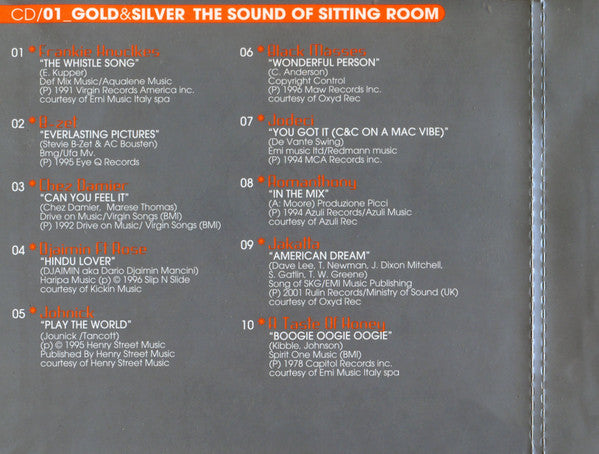 Various : Mazoom Le Plaisir Presents Gold & Silver - The Sound Of Sitting Room (4xCD, Comp)