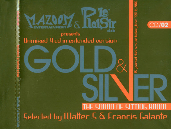 Various : Mazoom Le Plaisir Presents Gold & Silver - The Sound Of Sitting Room (4xCD, Comp)