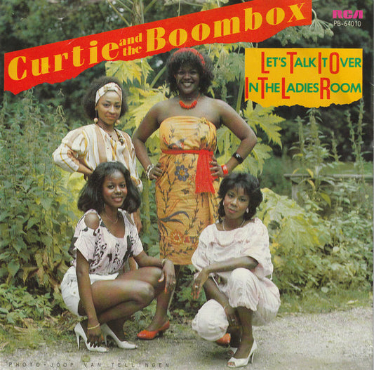 Curtie And The Boombox : Let's Talk It Over In The Ladies' Room (7", Single)