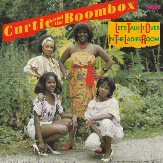 Curtie And The Boombox : Let's Talk It Over In The Ladies' Room (7", Single)