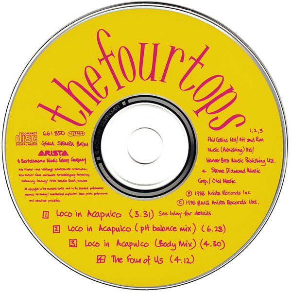 Four Tops : Loco In Acapulco (CD, Maxi)
