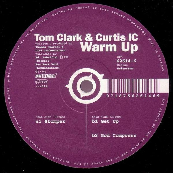 Tom Clark & Curtis IC : Warm Up (12")