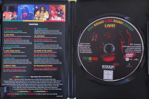 Ziggy Marley And The Melody Makers : Live (DVD, PAL, Reg)