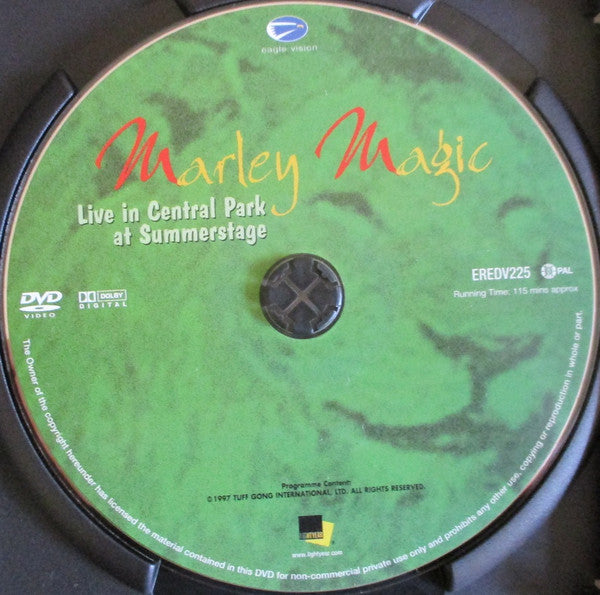 Various : Marley Magic Live In Central Park At Summerstage (DVD-V, PAL)