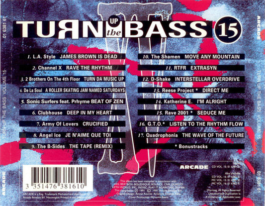 Various : Turn Up The Bass Volume 15 (CD, Comp)