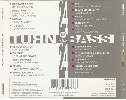 Various : Turn Up The Bass 24 (CD, Comp)