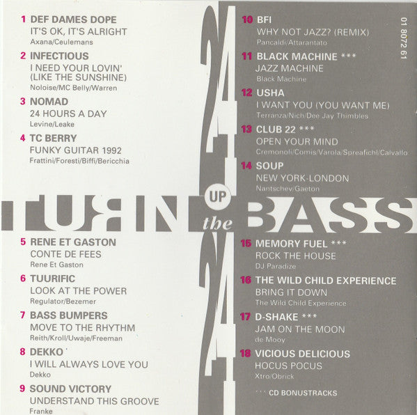 Various : Turn Up The Bass 24 (CD, Comp)