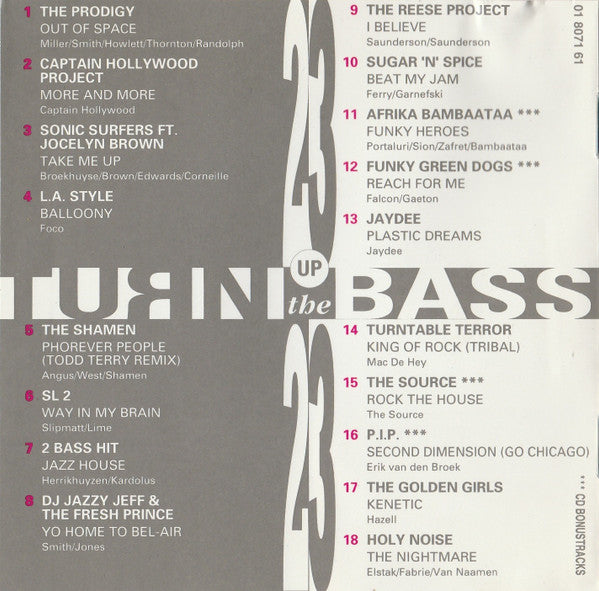 Various : Turn Up The Bass 23 (CD, Comp)