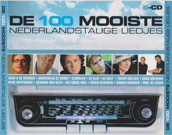 Various : De 100 Mooiste Nederlandstalige Liedjes (5xCD, Comp)