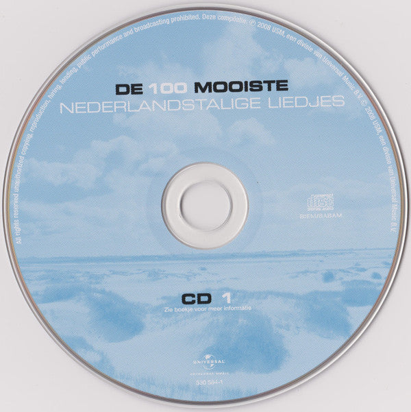 Various : De 100 Mooiste Nederlandstalige Liedjes (5xCD, Comp)