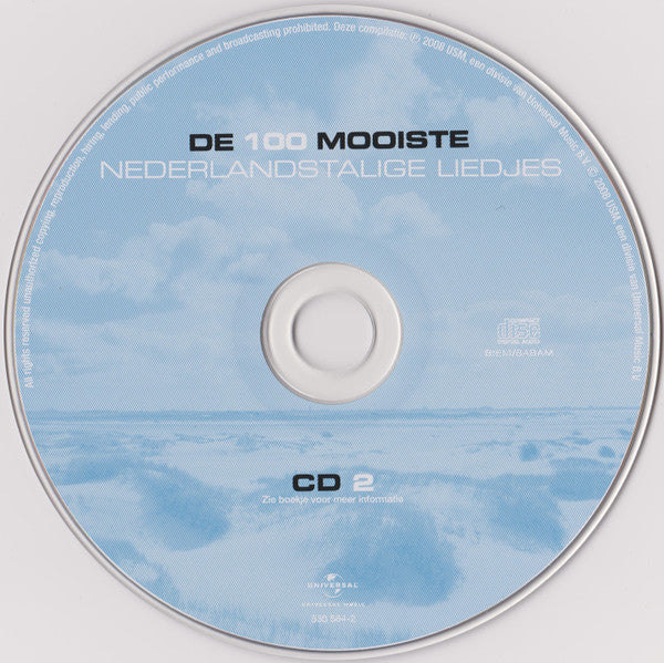 Various : De 100 Mooiste Nederlandstalige Liedjes (5xCD, Comp)