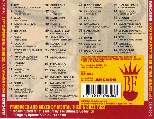 Various : House Party VI (The Ultimate Megamix Part  VI) (CD, Mixed)
