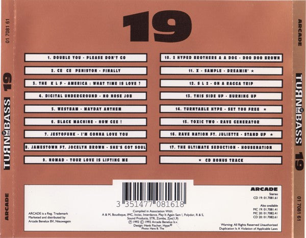 Various : Turn Up The Bass 19 (CD, Comp)
