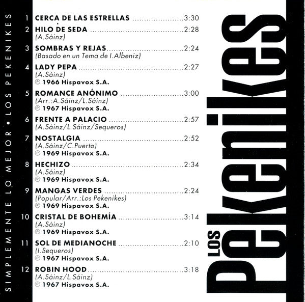 Los Pekenikes : Simplemente Lo Mejor (CD, Comp)