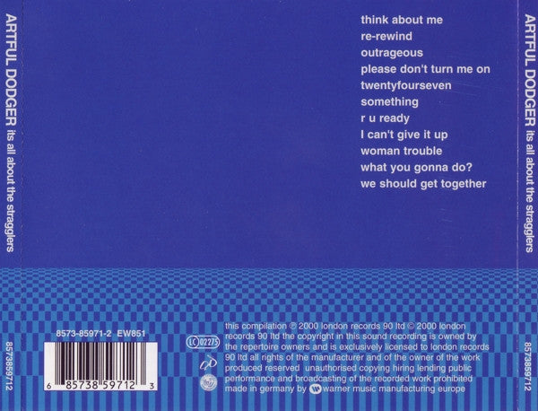 Artful Dodger : It's All About The Stragglers (CD, Album)